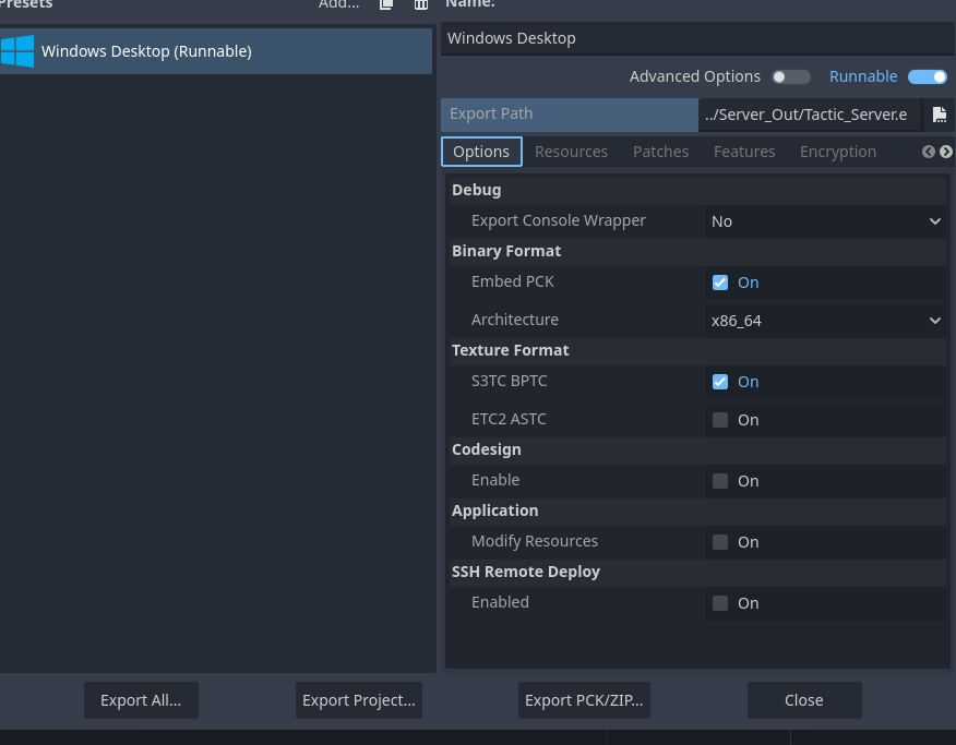 Options Compile